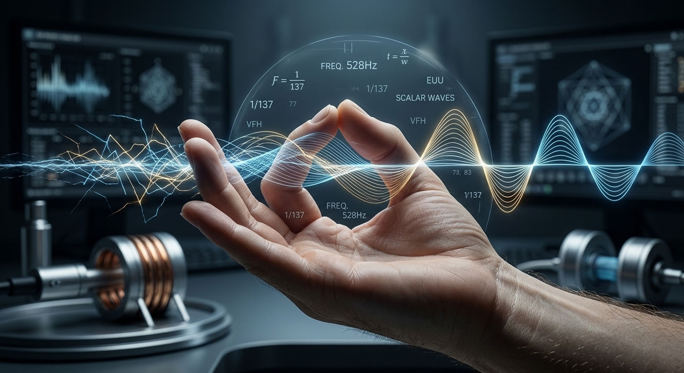 Representação visual do CUANAHR - Tecnologia de Harmonização Quântica